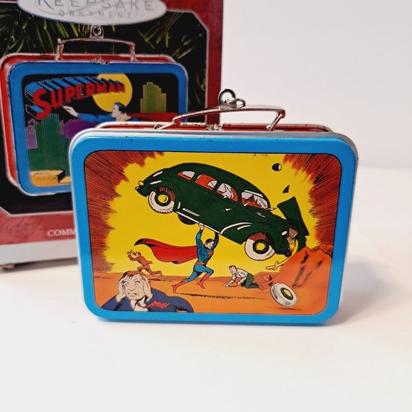 Hallmark Keepsake Ornament Superman Lunch Box DC Comics Man of Steel Christmas - Picture 3 of 9